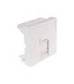  Plastron 45 x 45 pour 1 noyau RJ45 avec volet 