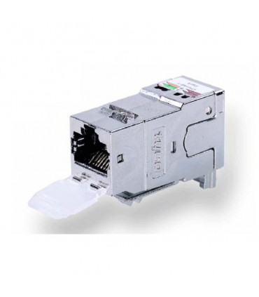  Connecteur Keystone Tyco® AMP-TWIST® Noyau RJ45 Cat. 6  blindé STP avec volet 