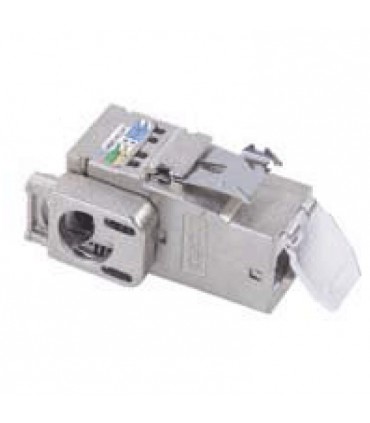  Connecteur Keystone Tyco® AMP-TWIST® Noyau RJ45 Cat. 6  blindé STP sans volet 90° 