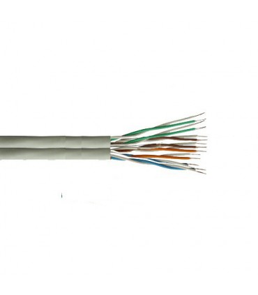 Câble de distribution monobrin 2 x 4 paires Cat.6 U/UTP non blindé 250 MHz LS0H - la couronne de 100 mètres 