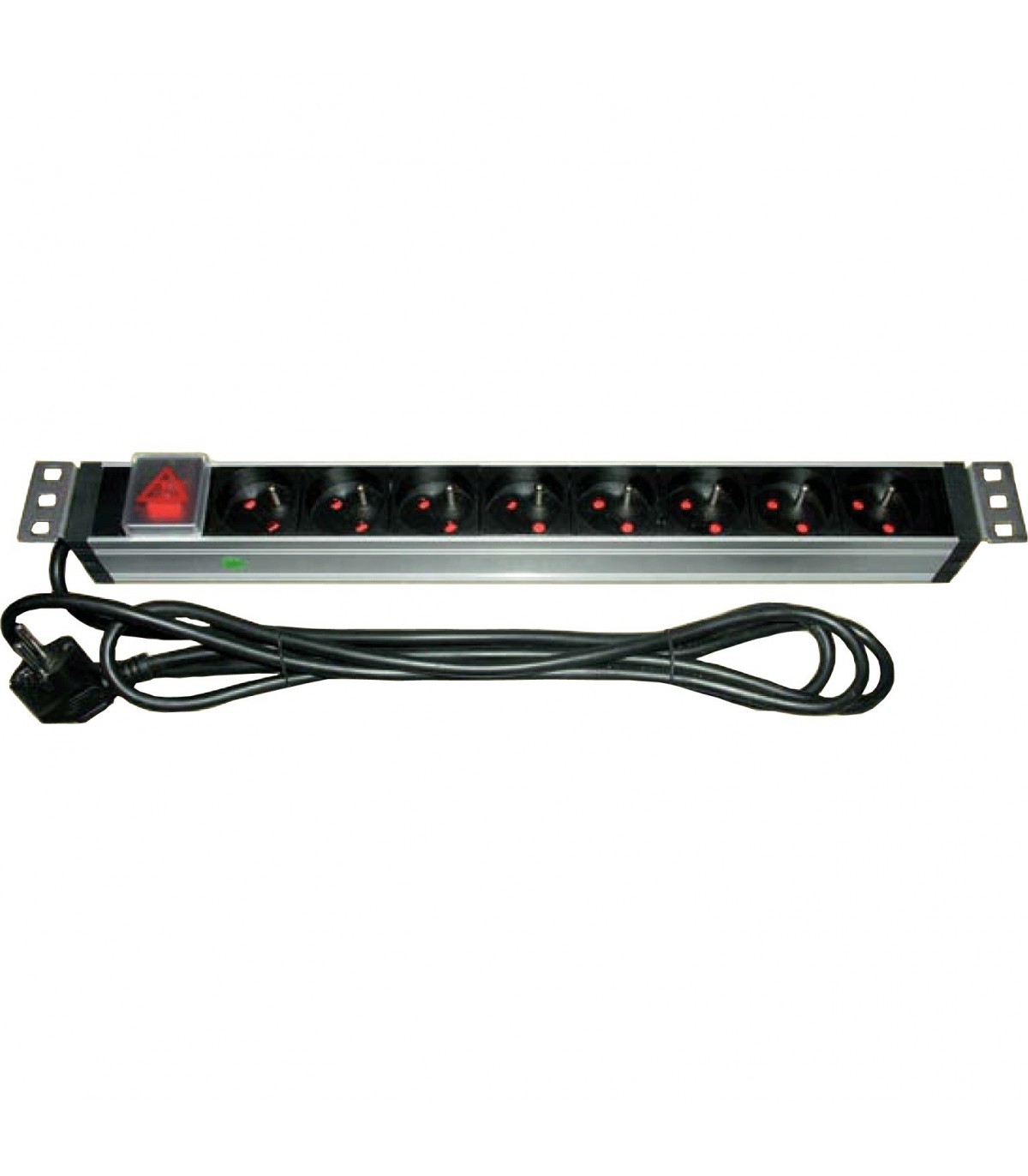 reglette 8 prises pc; bandeau d'alimentation rackable, PDU, multiprise  rackable 8 prises pc, bandeau d'alimentation 1U