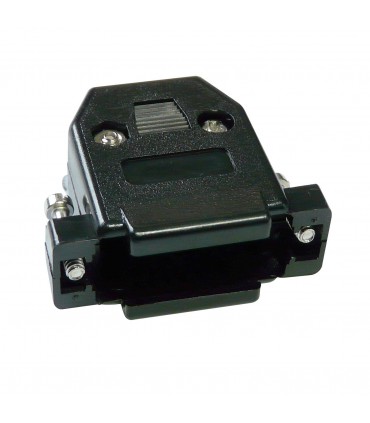  Capôt petites vis pour connecteur DB9 noir plastique 