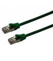  Cordon Cat. 6 RJ45 S/FTP avec manchons snagless vert 0.50 mètre  