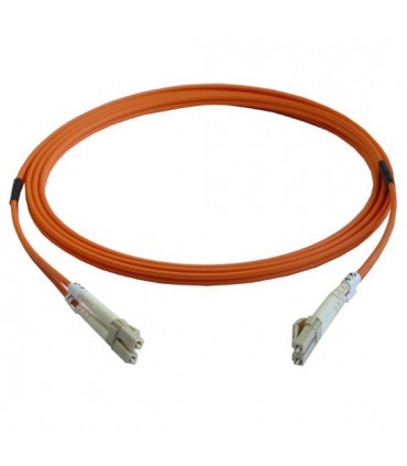Fibre optique Duplex LC/LC OM1 Multimode 62,5/125 LSOH orange 45 mètres (Fabrication spécifque)