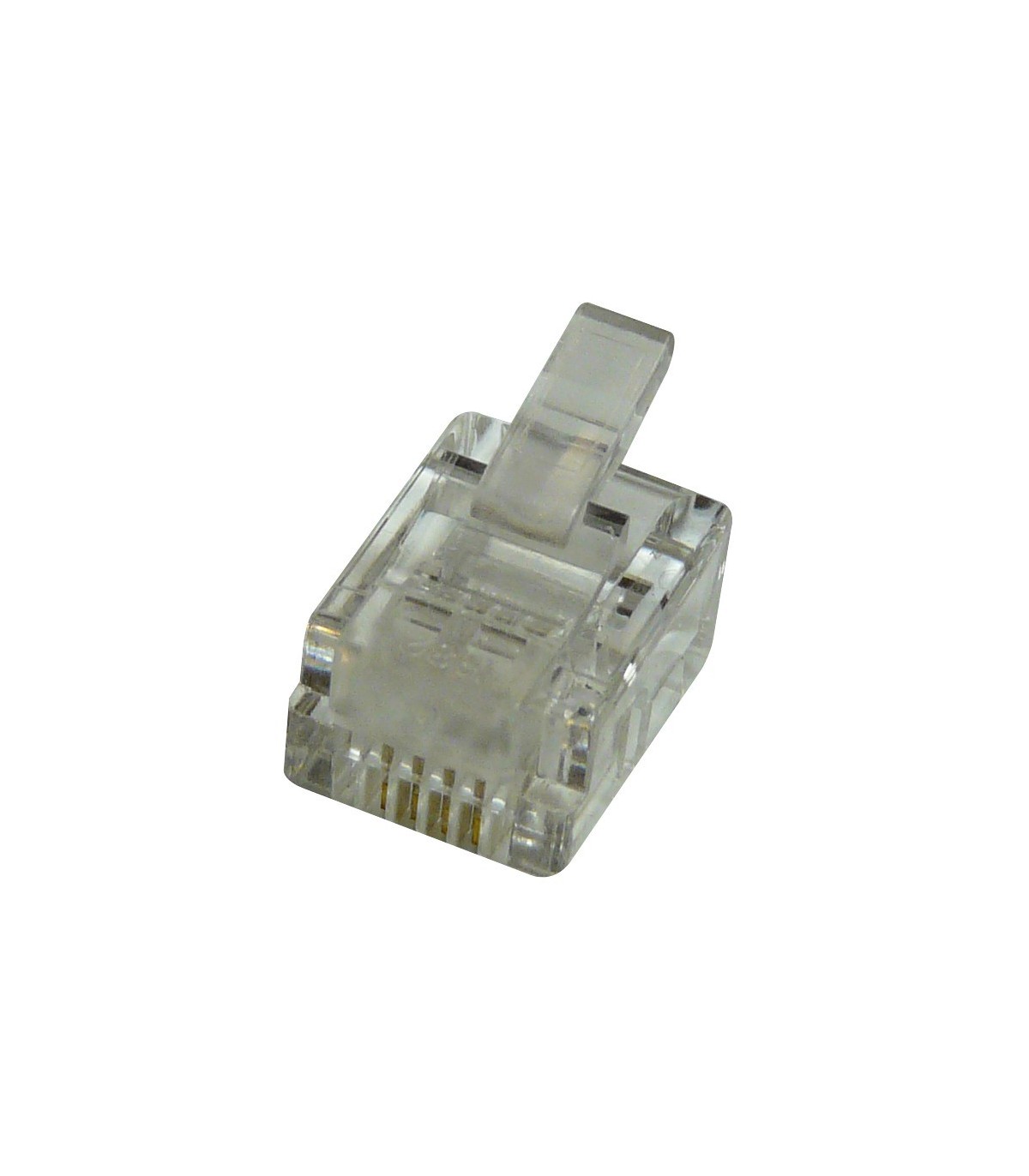 Connecteur RJ11 6/4 pour câble rond 4 contacts non blindé - Le sachet de  100 pièces