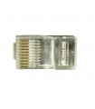  Connecteur RJ48 10/10 pour câble plat 10 contacts non blindé 
