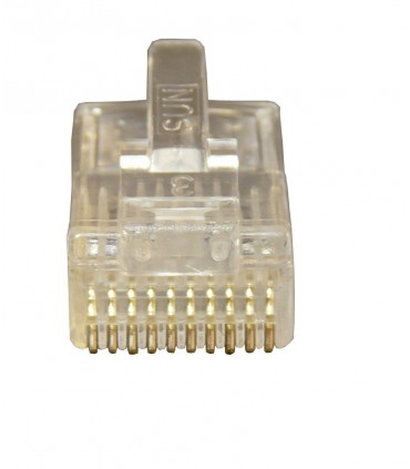  Connecteur RJ48 10/10 pour câble plat 10 contacts non blindé 