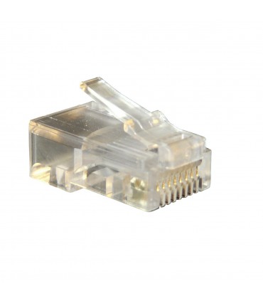  Connecteur RJ45 8/8 pour câble plat 8 contacts non blindé 