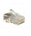  Connecteur RJ45 8/8 pour câble plat 8 contacts non blindé 