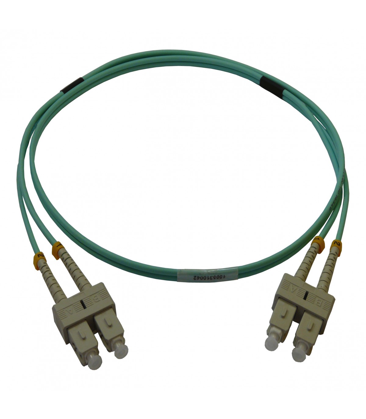 Fibre optique Duplex SC/SC OM3 Multimode 50/125 LSOH turquoise 70