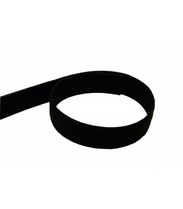 Rouleau de Velcro® de 25 mètres noir largeur 19mm à découper 